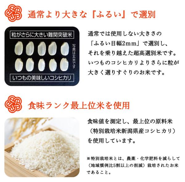 新潟のお米専門店-いなほんぽ- / 令和5年産 難関突破米 2kg 特別栽培米新潟産コシヒカリ