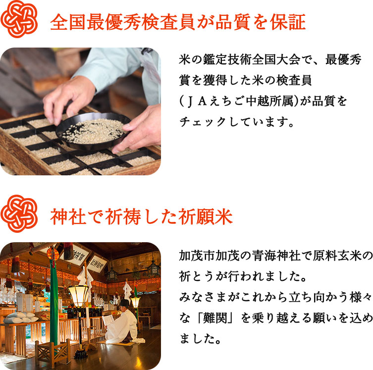 新潟のお米専門店-いなほんぽ- / 令和5年産 難関突破米 2kg 特別栽培米新潟産コシヒカリ