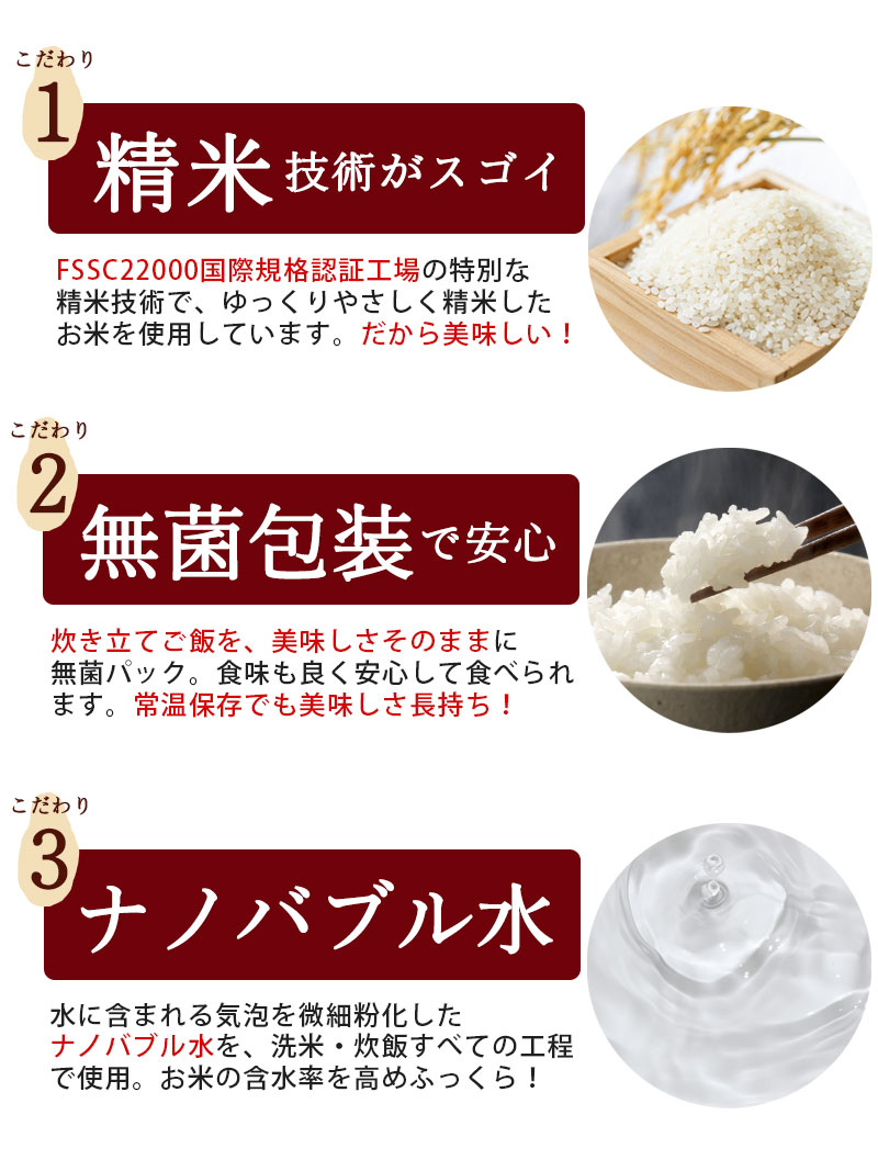 レンジで簡単!新之助1合 150g×24パック |お米通販店【いなほんぽ】