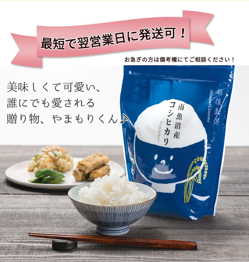 新潟のお米専門店-いなほんぽ- / 引っ越しご挨拶用やまもりくん 南魚沼